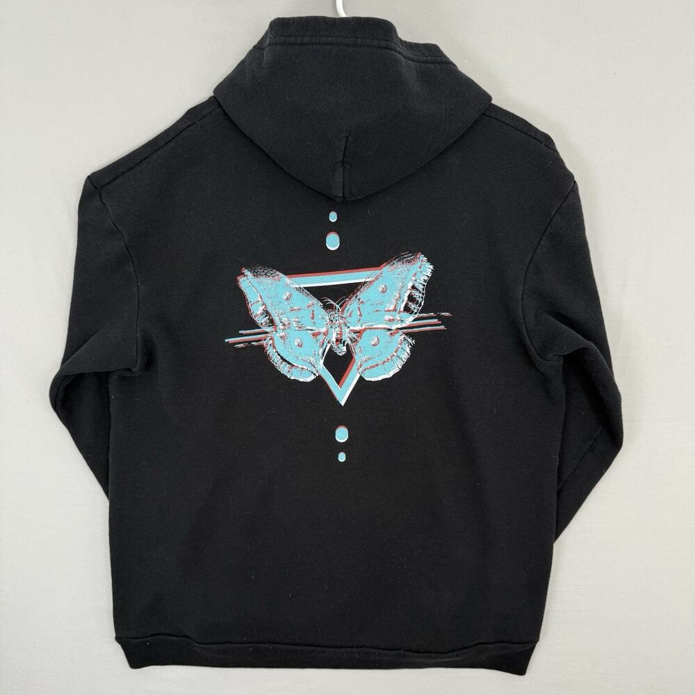 Bassnectar Hoodie Mens 2XL Full Zip Rave Dubstep EDM Festival American Apparel